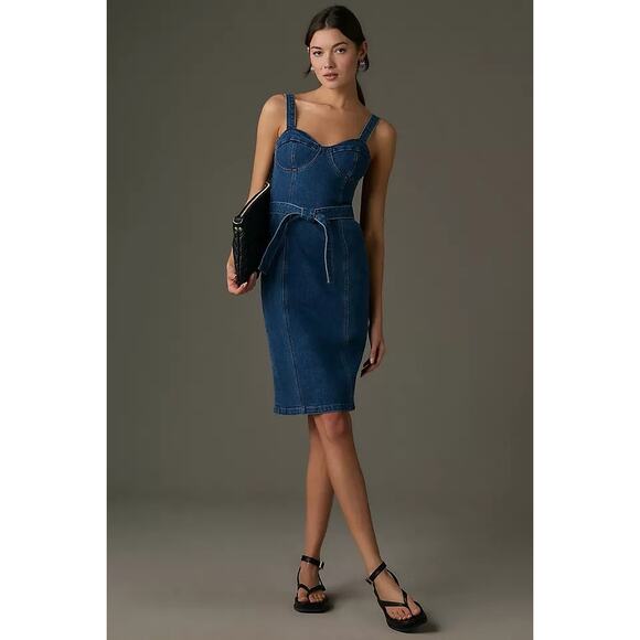 PAIGE Guilia Denim Mini Dress Sz. S